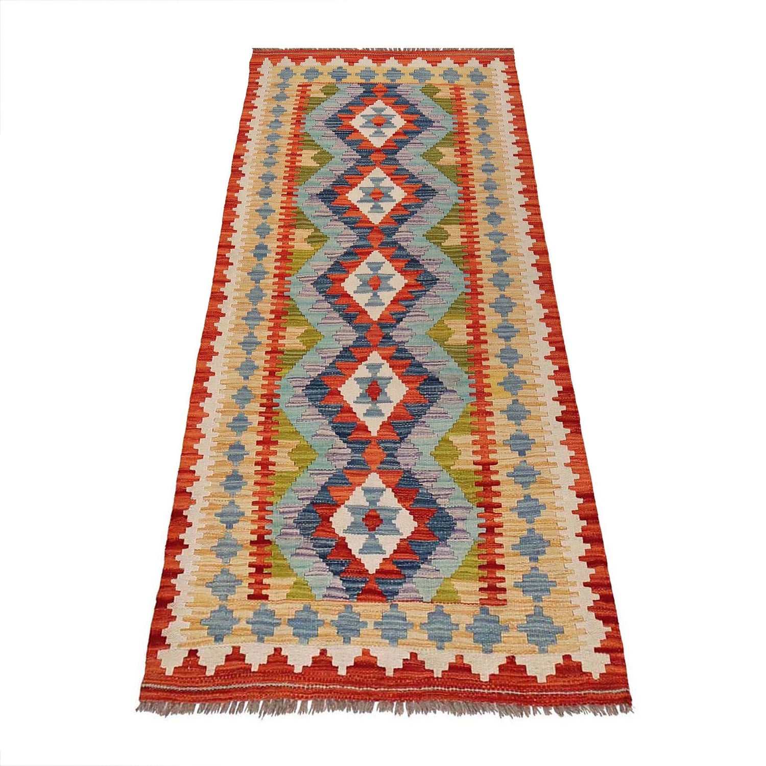 Vegetable Kilim Runner 2' 5" x 6' 3" (ft)- No. B29370
