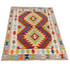 Handmade Vegetable Kilim 2' 11" x 4' 4" (ft) - No. B29397