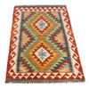 Handmade Vegetable Kilim 2' 9" x 3' 11" (ft) - No. B29608