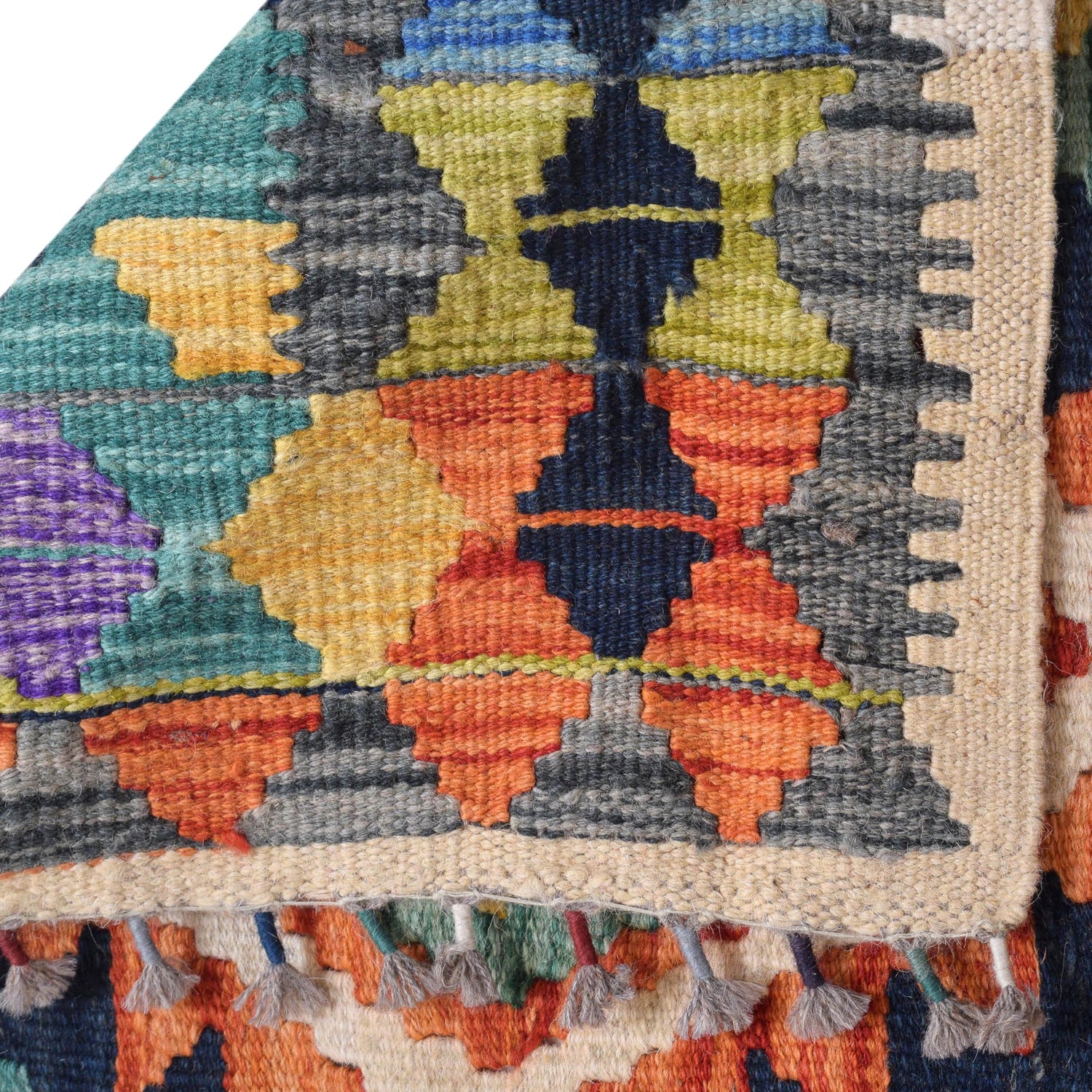 Vegetable Kelim Runner 2' 6" x 6' 5" (ft)- No. B29721