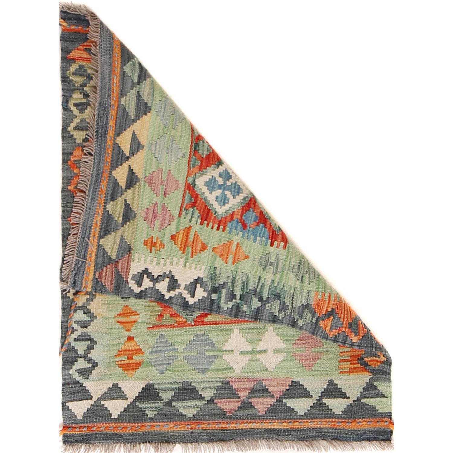 Handmade Vegetable Kilim 2' 2" x 2' 10" (ft) - No. B29890