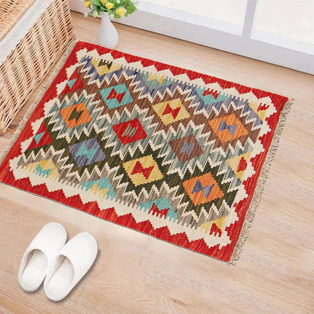 Handmade Vegetable Kelim 2' 0" x 2' 8" (ft) - No. B29994