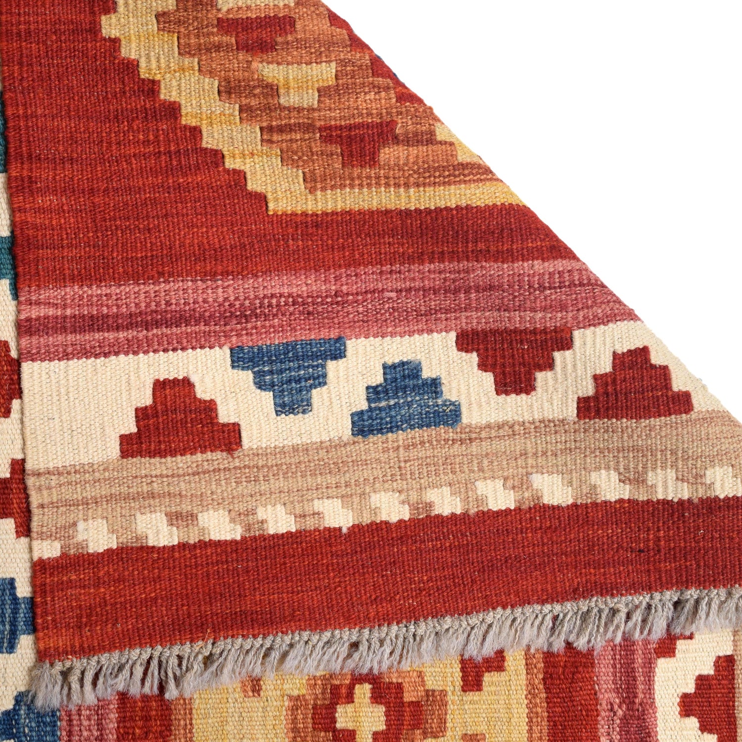 Vegetable Kilim Runner 3' 9" x 12' 8" (ft) - No. B30040