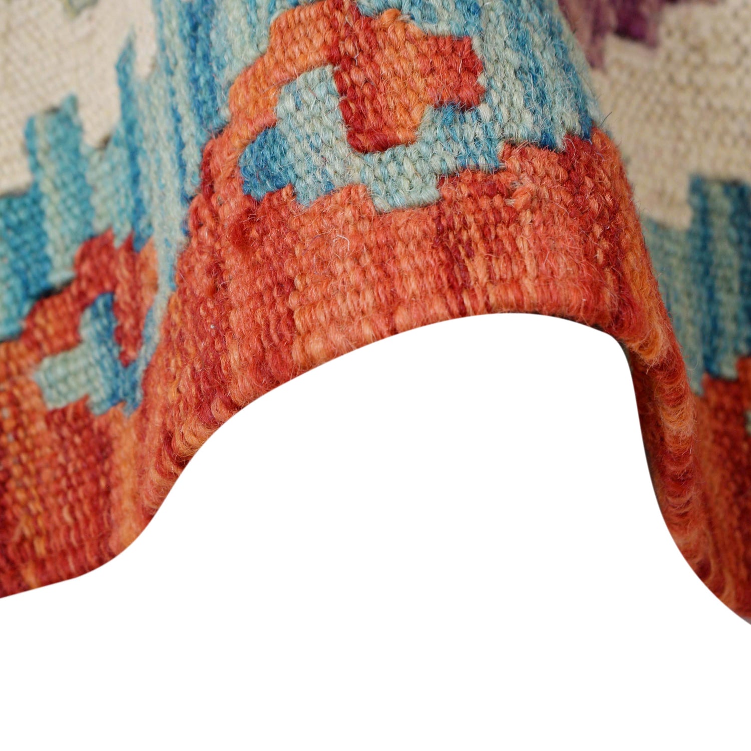 Vegetable Kelim Runner 2' 8" x 7' 11" (ft) - No. B30045