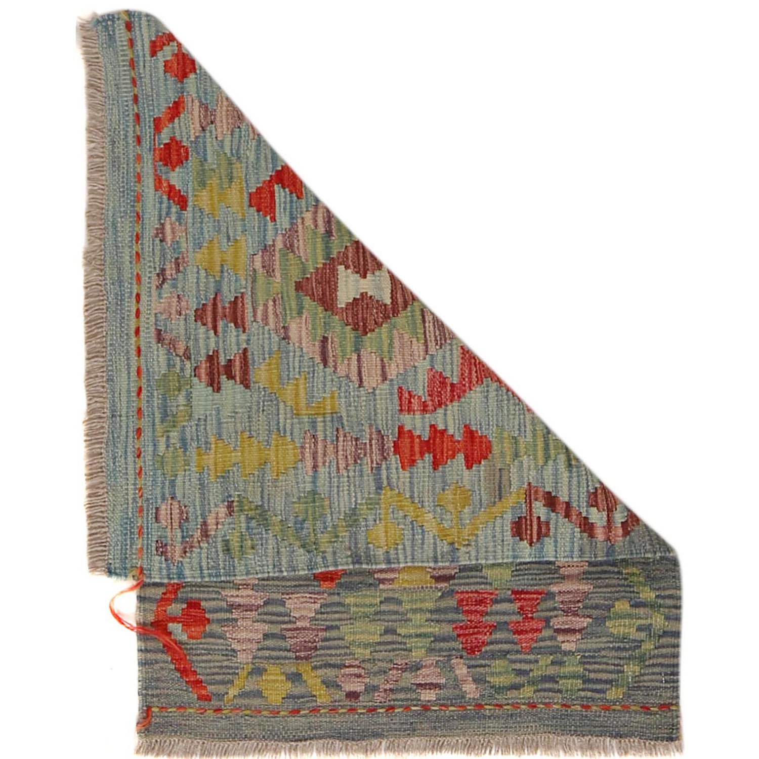 Handmade Vegetable Kelim 2' 2" x 2' 11" (ft) - No. B30053