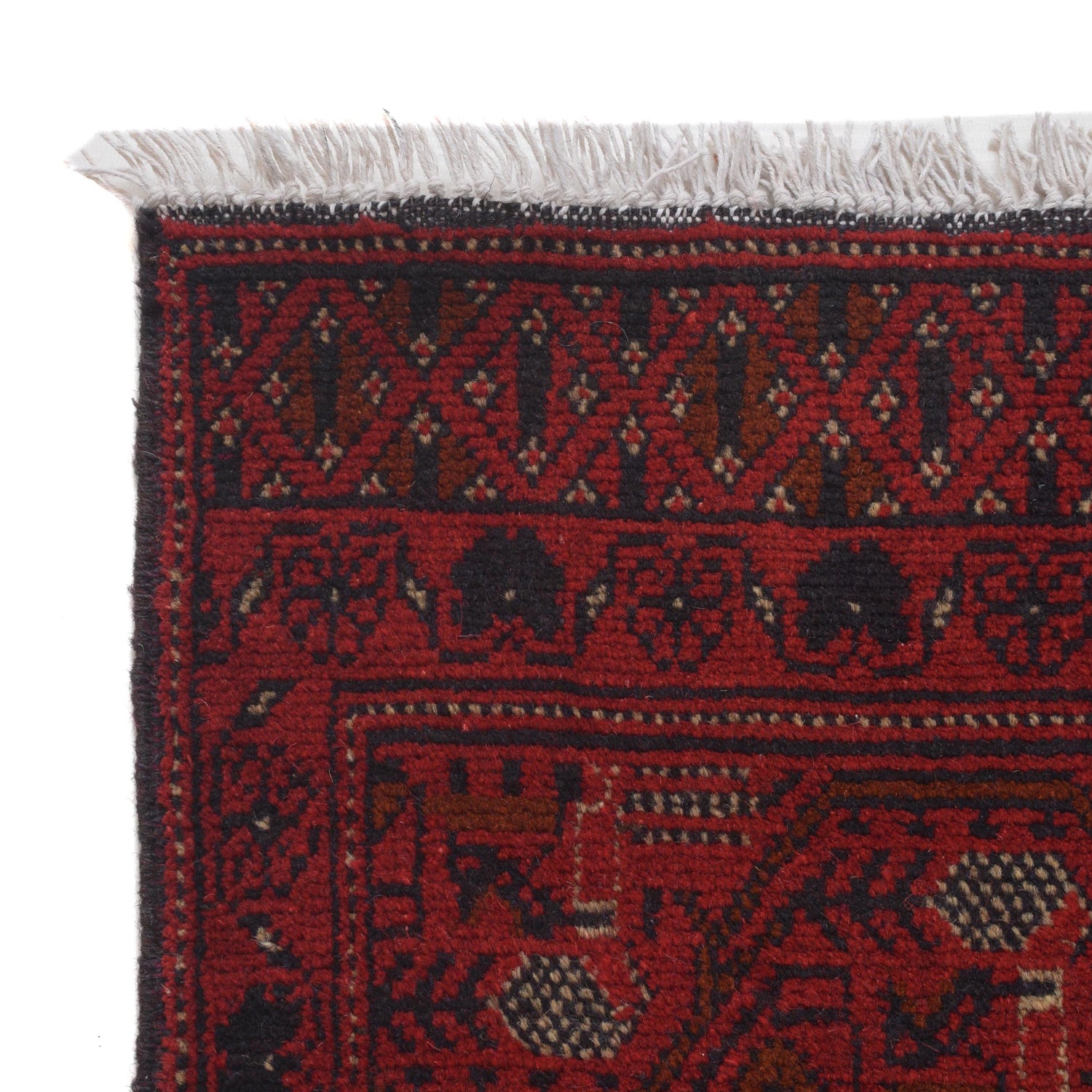 Red Khal Mohammadi Rug 3' 7" x 4' 6" (ft) - No. B30058