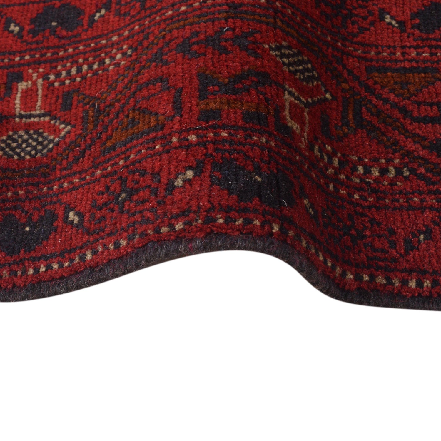 Red Khal Mohammadi Rug 3' 7" x 4' 6" (ft) - No. B30058