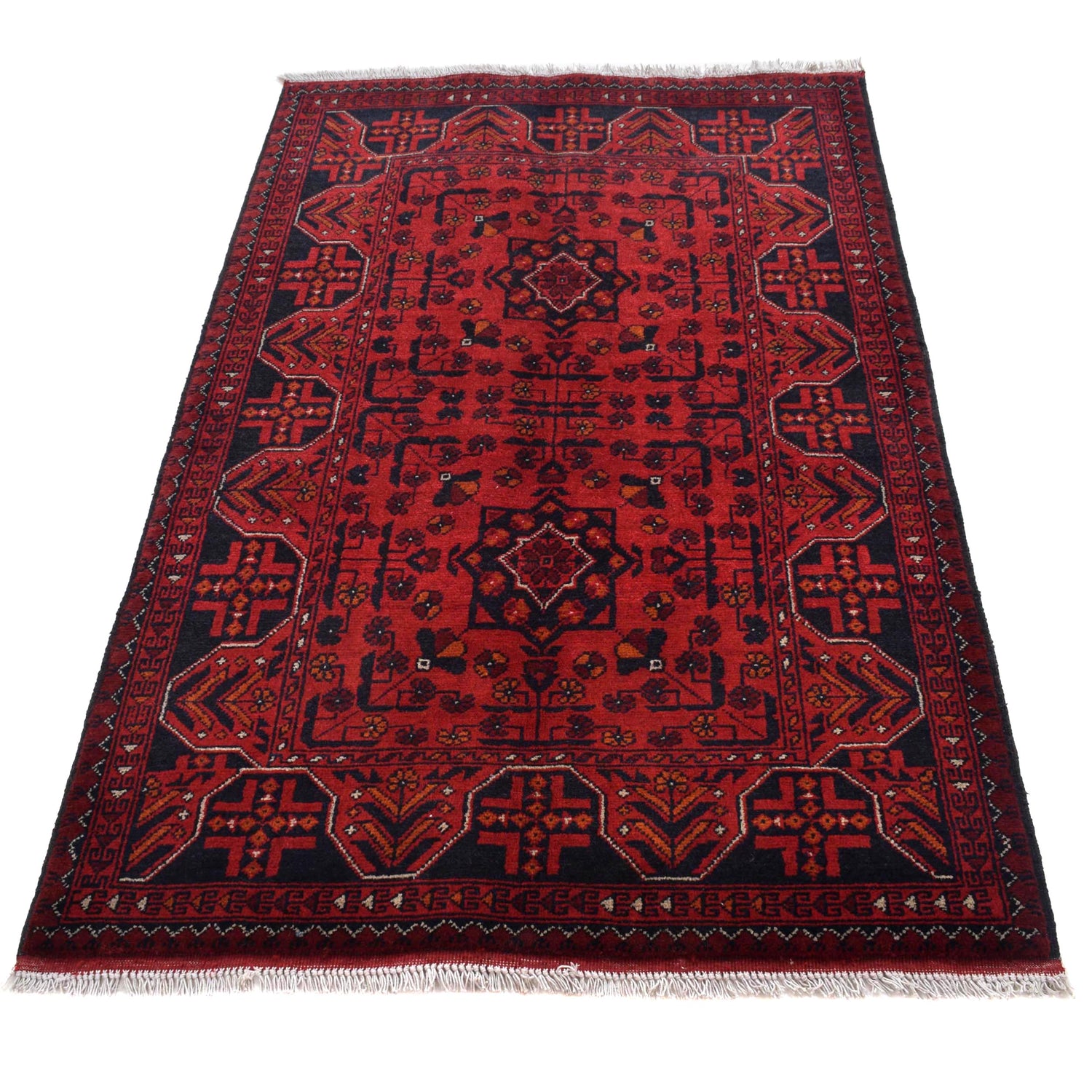 Handmade Khal Mohammadi Rug 3' 2" x 5' 2" (ft) - No. B30059