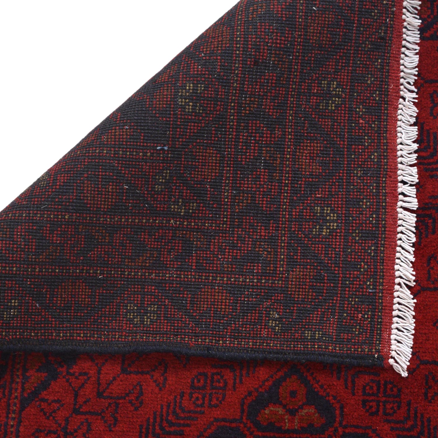 Red Color Khal Mohammadi Carpet 4' 10" x 6' 5" (ft) - No. B30060