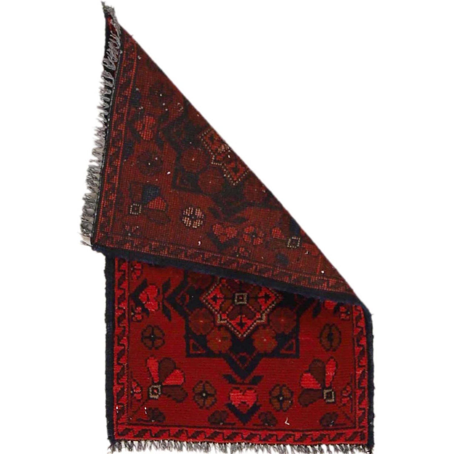 Handmade Foot Mat 1' 4" x 2' 2" (ft) - No. B30178