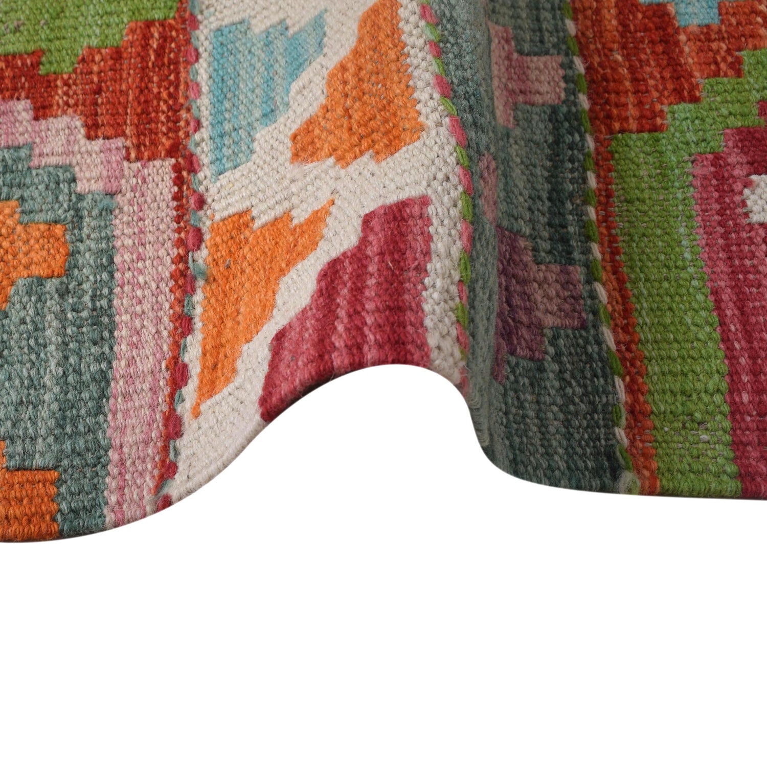 Handmade Vegetable Kilim 6' 0" x 8' 4" (ft) - No. B30455