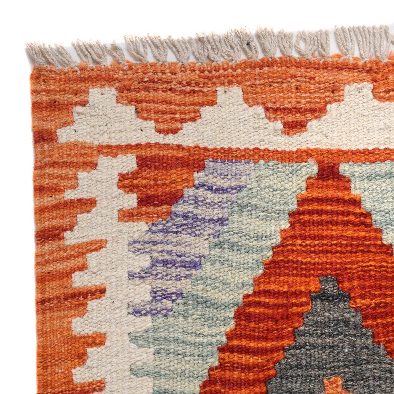 Vegetable Kelim Runner 2' 1" x 6' 4" (ft)- No. B30462