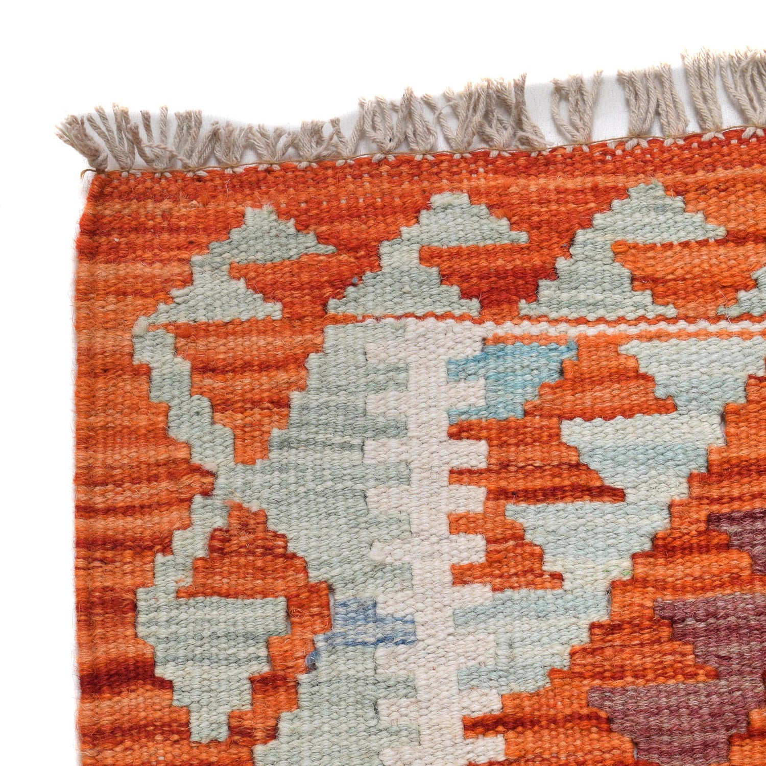 Vegetable Kelim Runner 2' 7" x 7' 1" (ft)- No. B30463