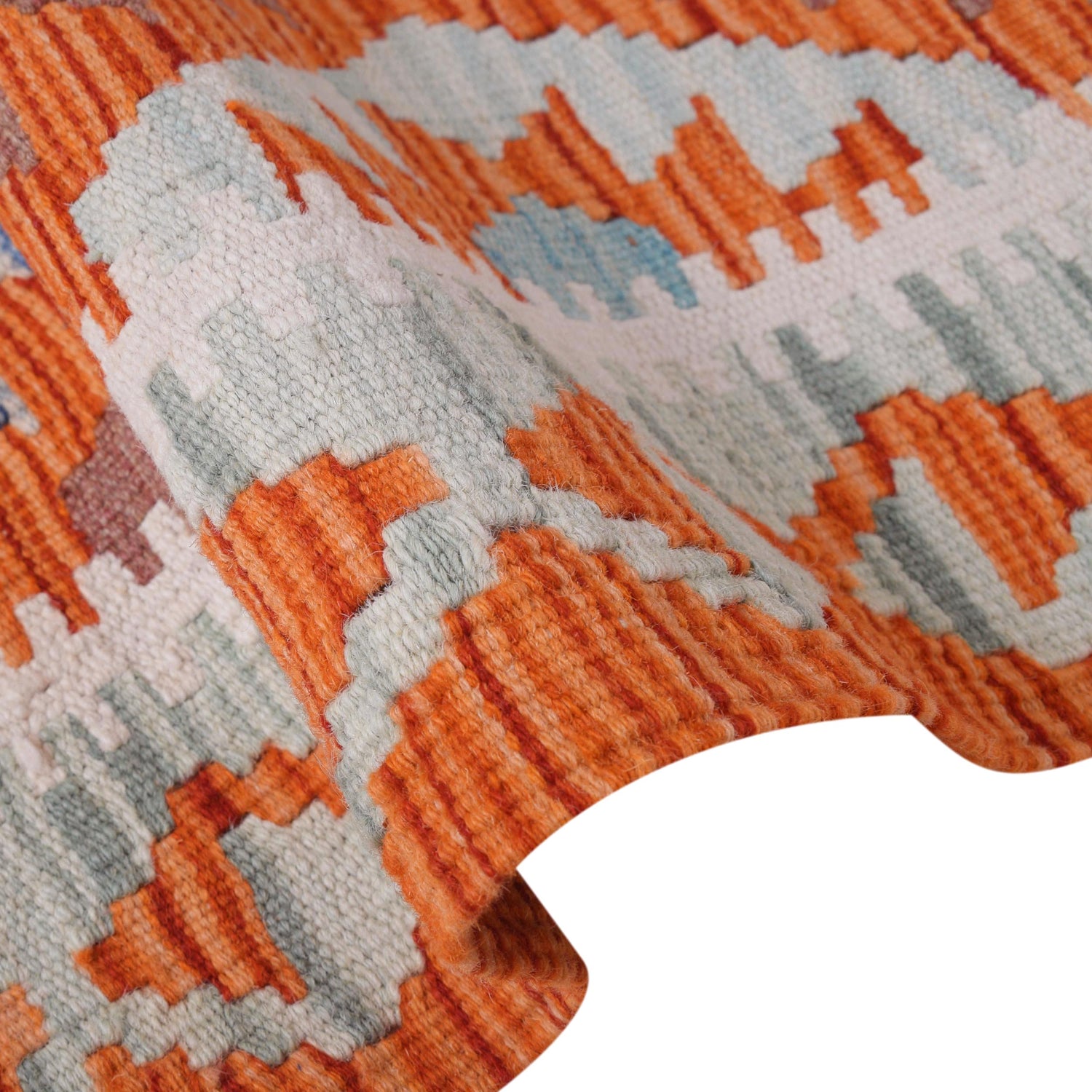 Vegetable Kelim Runner 2' 7" x 7' 1" (ft)- No. B30463