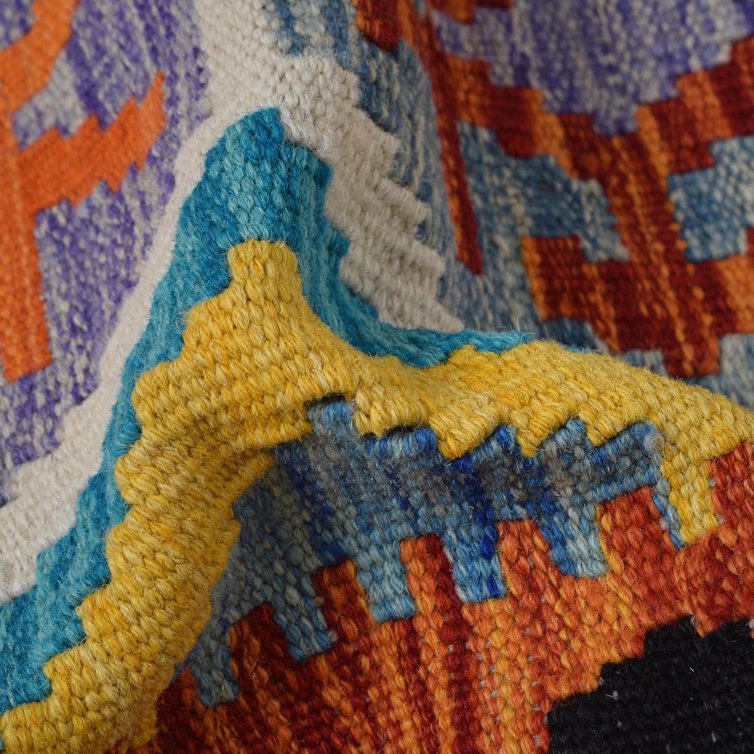 Vegetable Kilim Runner 2' 0" x 6' 5" (ft)- No. B30464