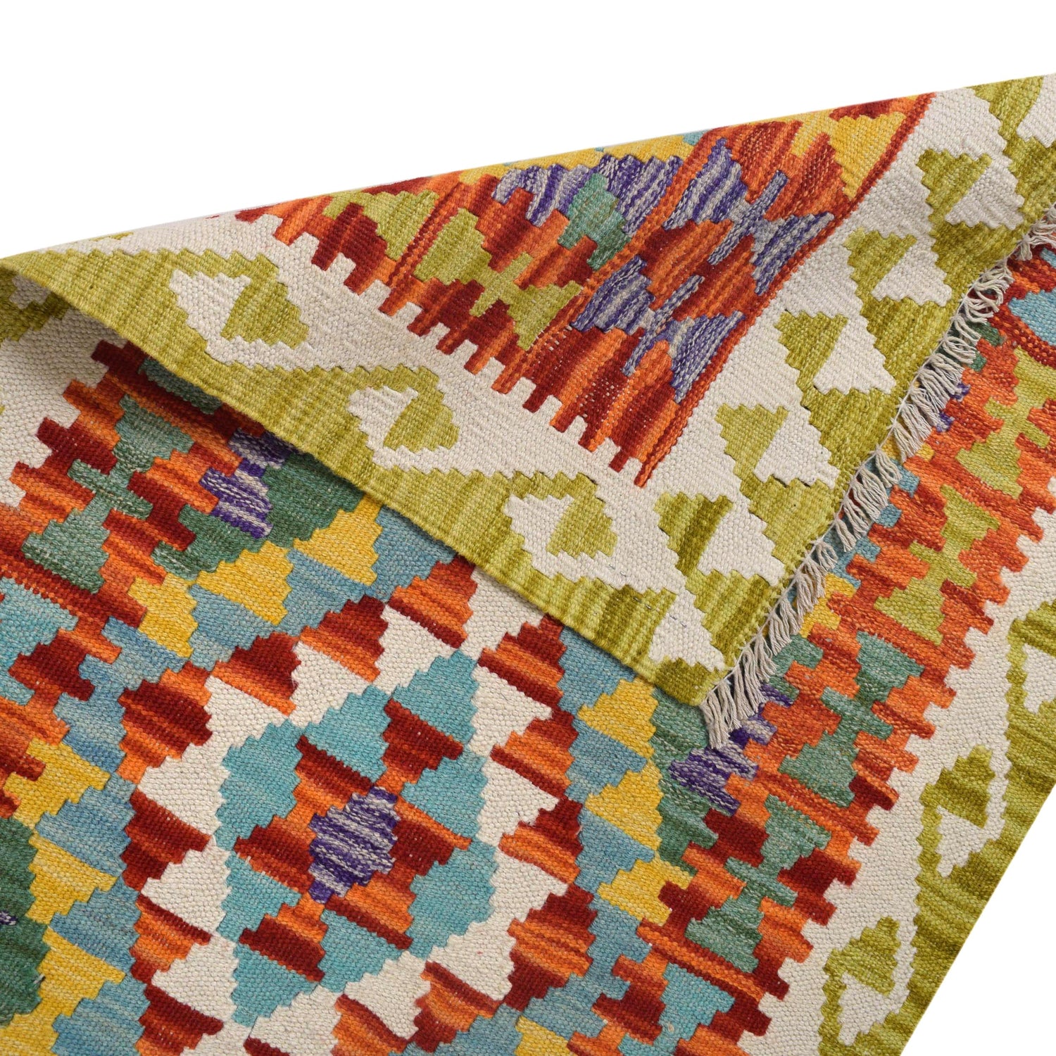 Vegetable Kilim Runner 2' 3" x 6' 6" (ft)- No. B30470