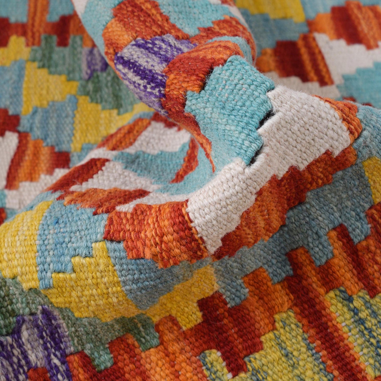 Vegetable Kilim Runner 2' 3" x 6' 6" (ft)- No. B30470