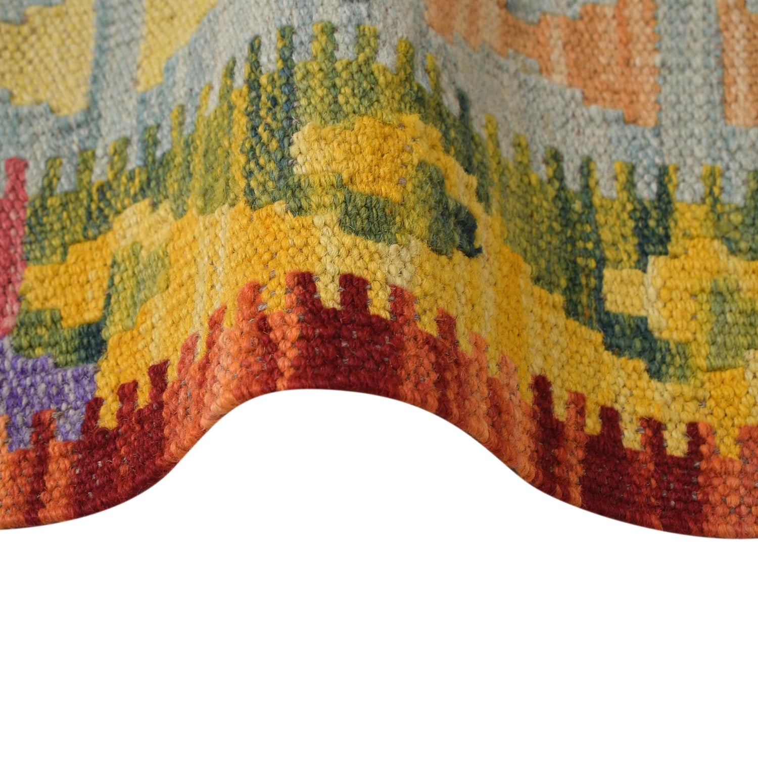 Vegetable Kelim Runner 2' 2" x 6' 2" (ft)- No. B30476