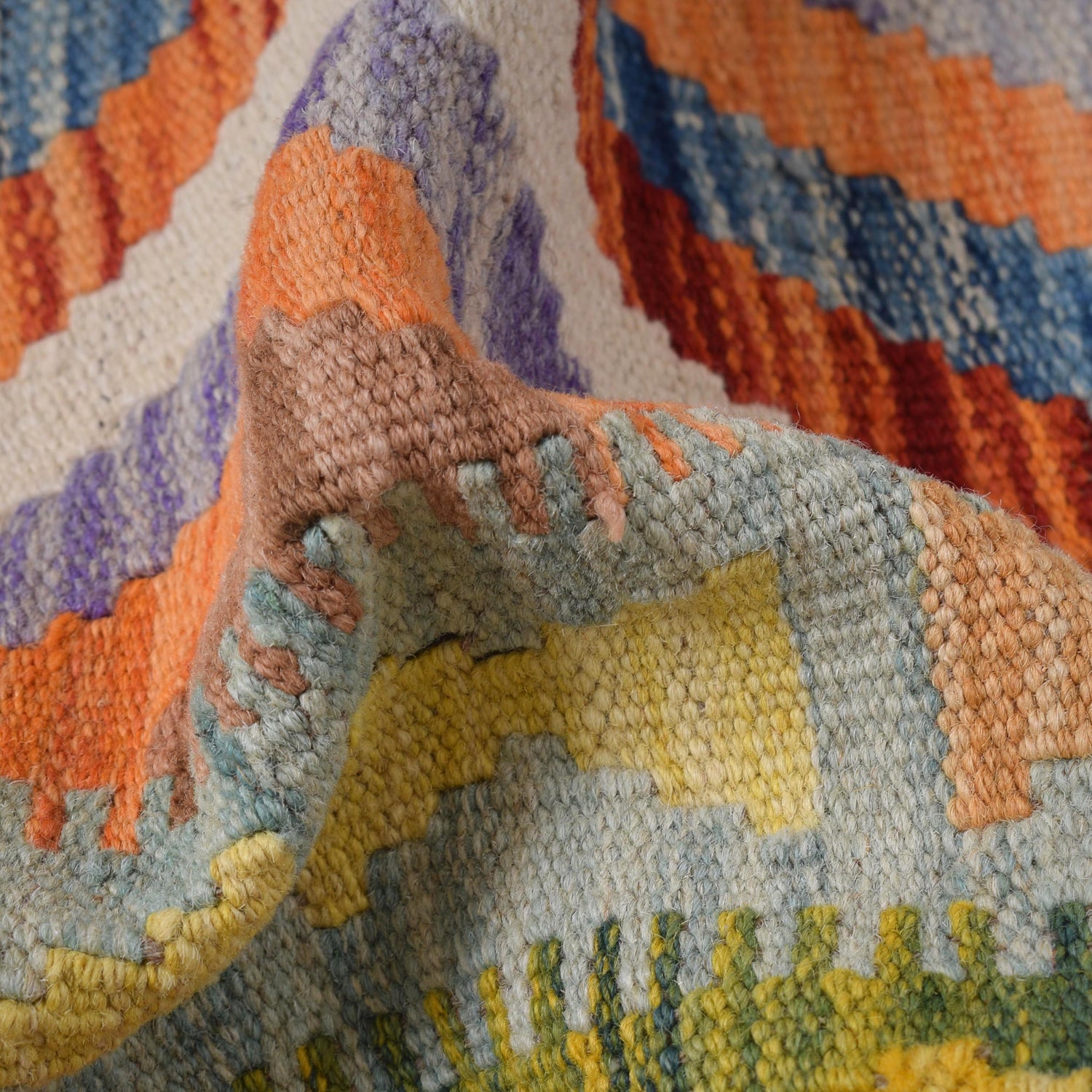 Vegetable Kelim Runner 2' 2" x 6' 2" (ft)- No. B30476