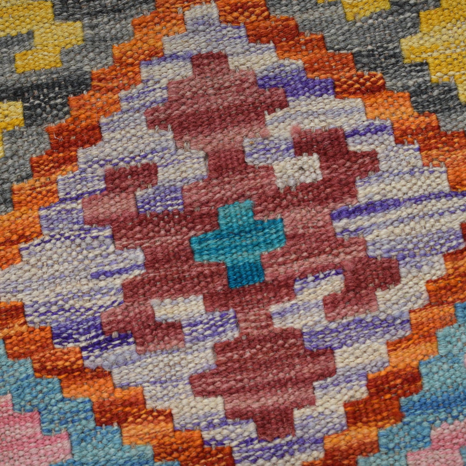 Vegetable Kelim Runner 2' 1" x 6' 7" (ft)- No. B30515