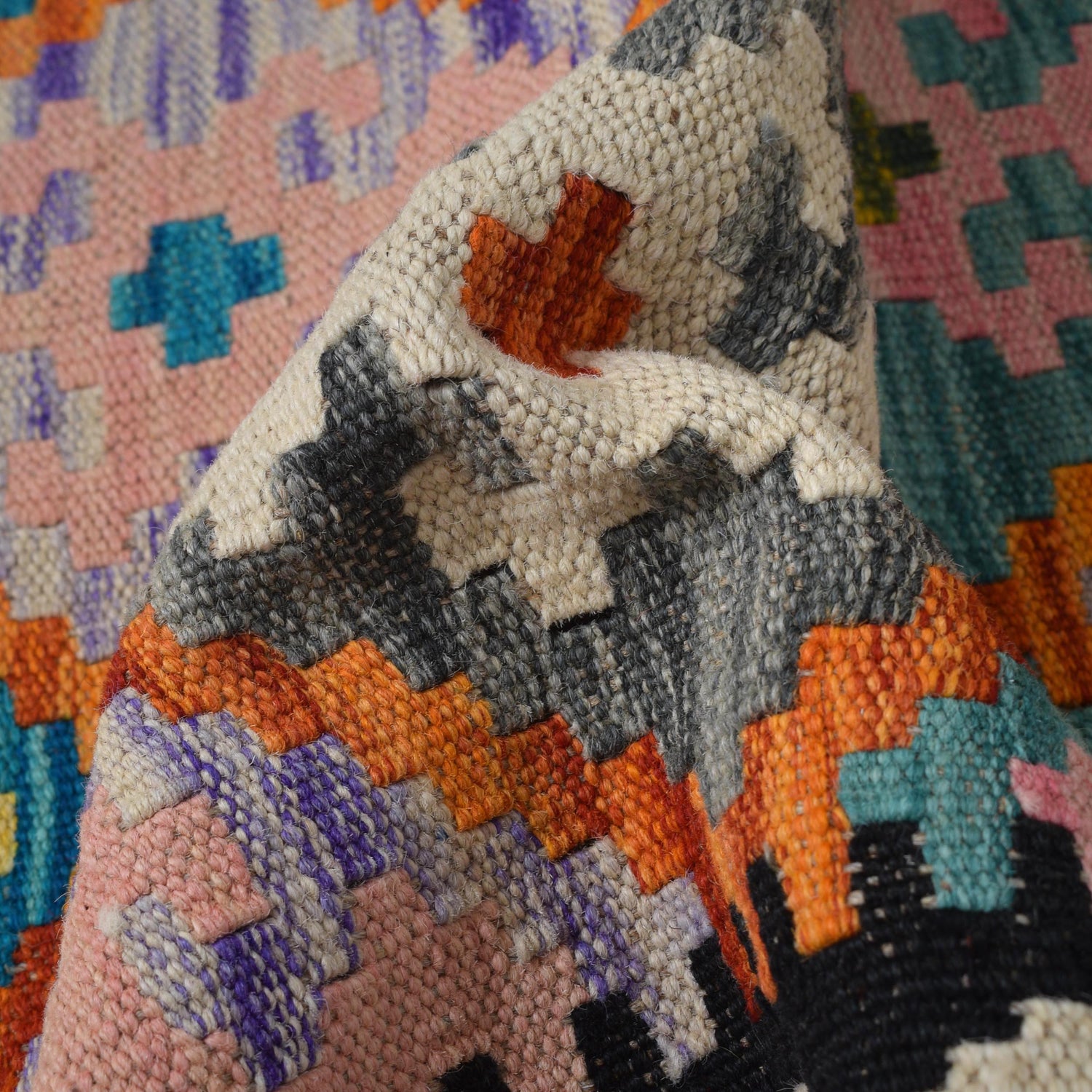 Vegetable Kelim Runner 2' 1" x 6' 7" (ft)- No. B30515