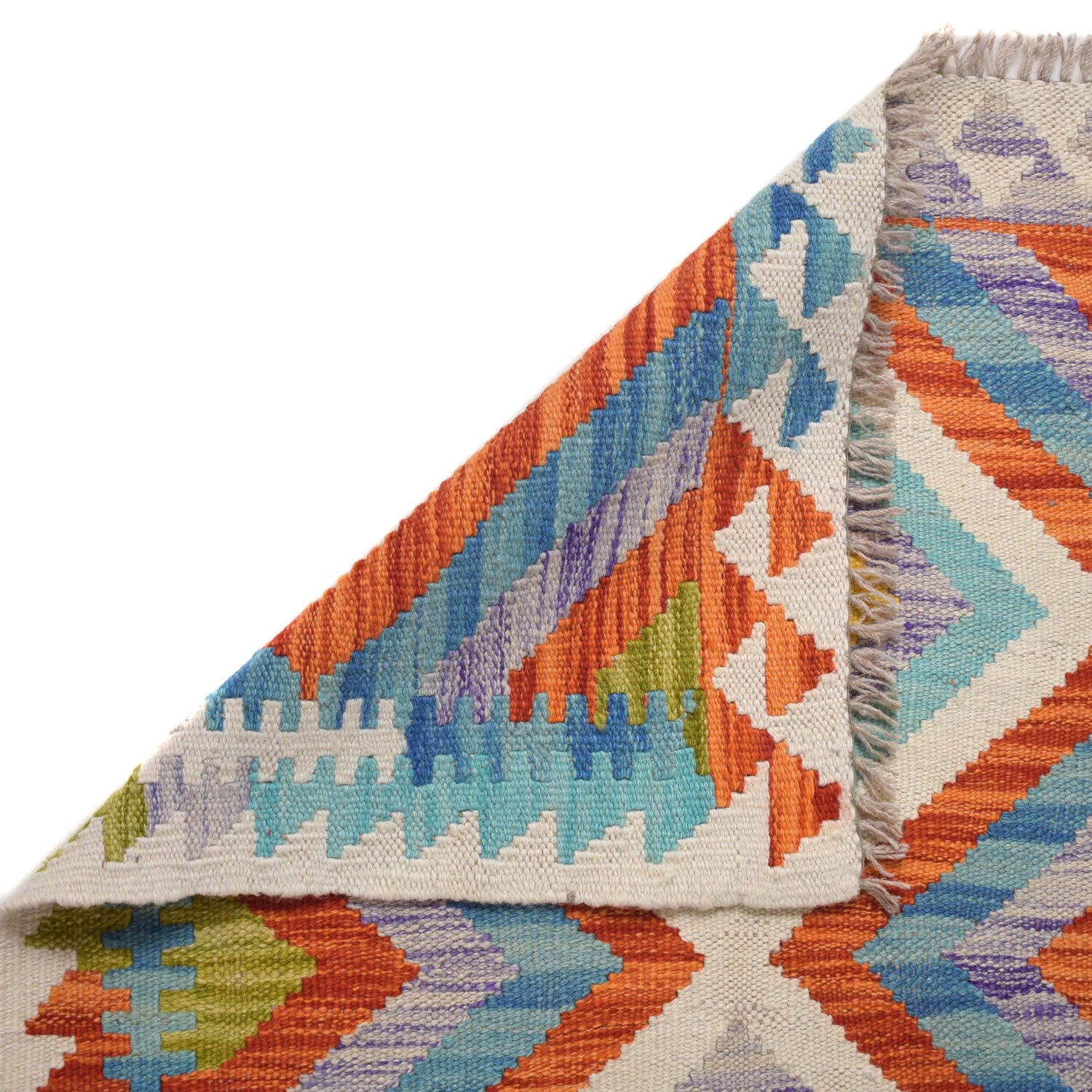 Vegetable Kelim Runner 2' 2" x 6' 3" (ft)- No. B30518