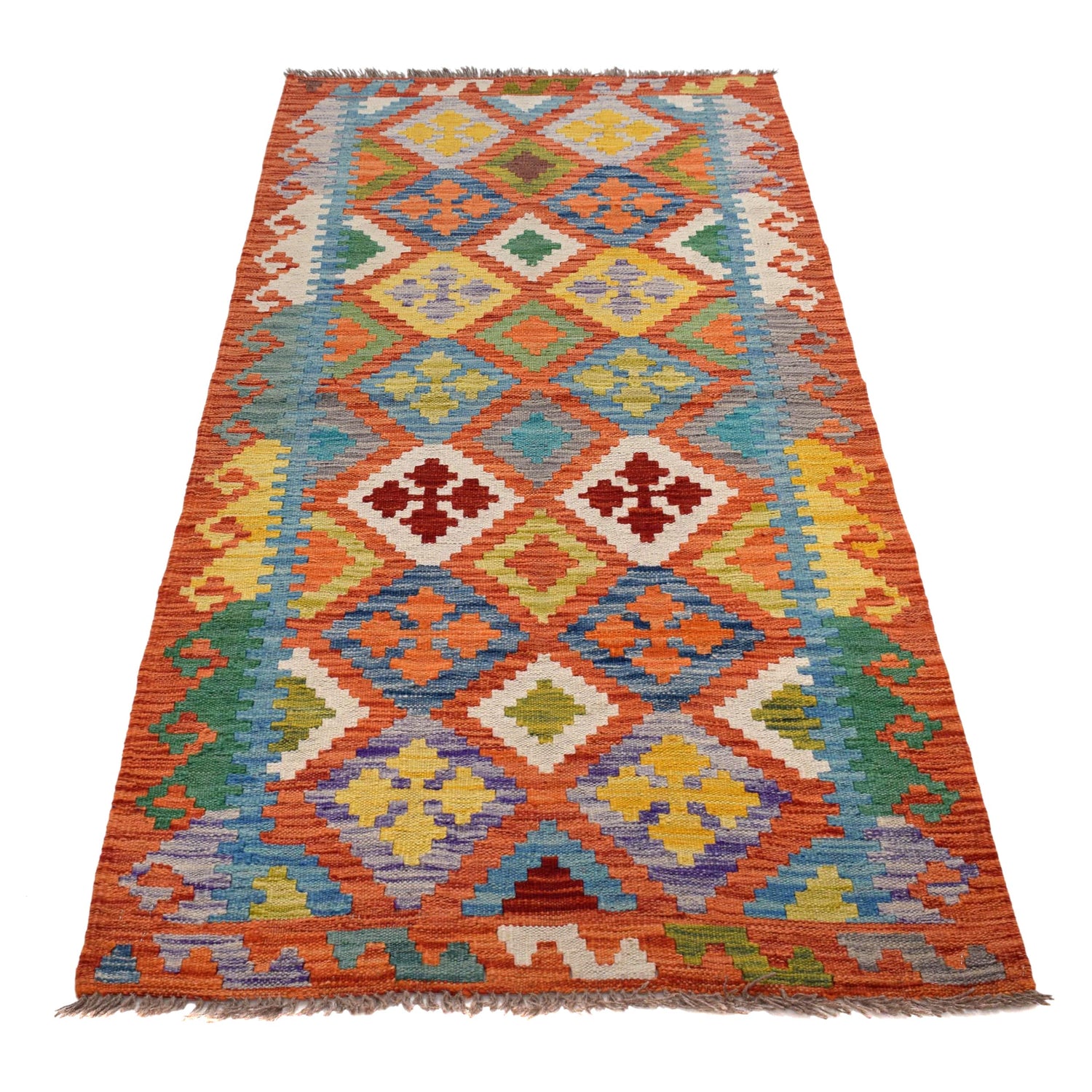 Vegetable Kilim Runner 2' 8" x 6' 4" (ft)- No. B30523