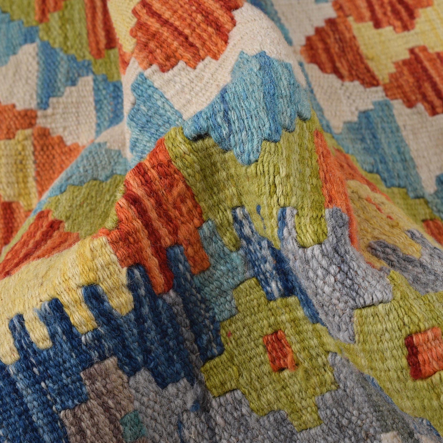 Vegetable Kilim Runner 2' 2" x 6' 3" (ft)- No. B30528