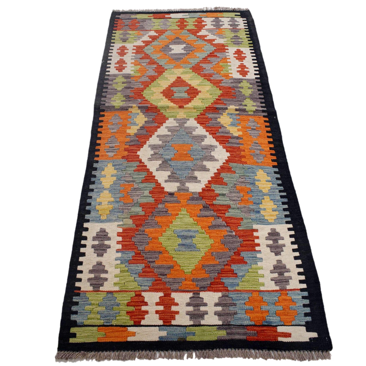 Vegetable Kilim Runner 2' 9" x 6' 4" (ft)- No. B30594