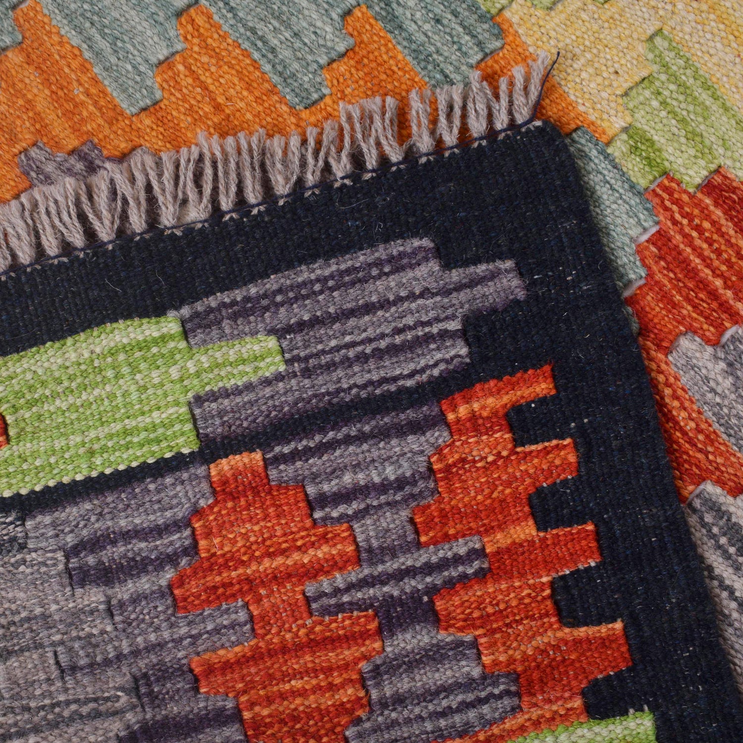 Vegetable Kilim Runner 2' 9" x 6' 4" (ft)- No. B30594