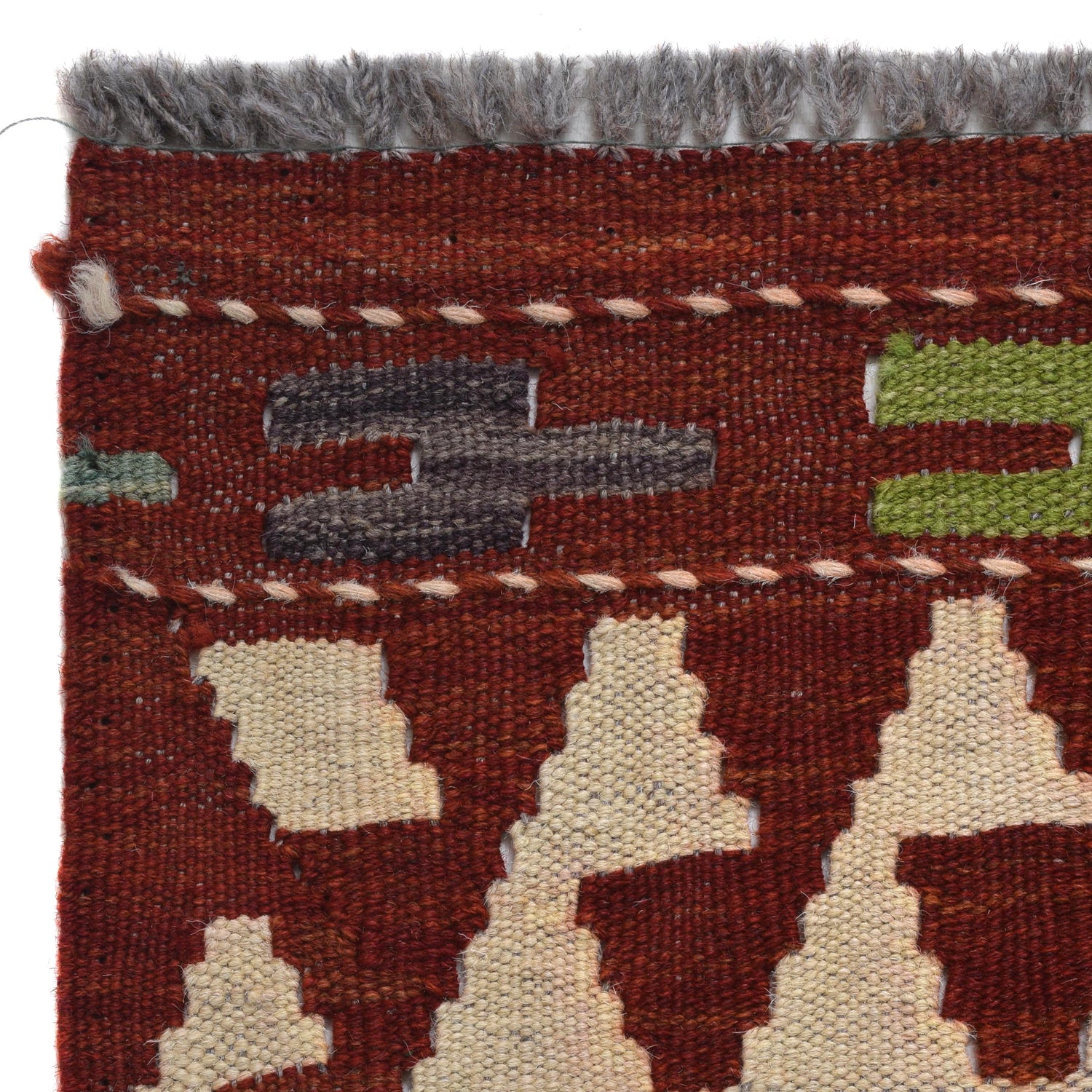 Handmade Vegetable Kilim 5' 3" x 6' 10" (ft) - No. B30597