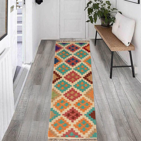 Vegetable Kilim Runner 1' 7" x 4' 9" (ft)- No. B30617