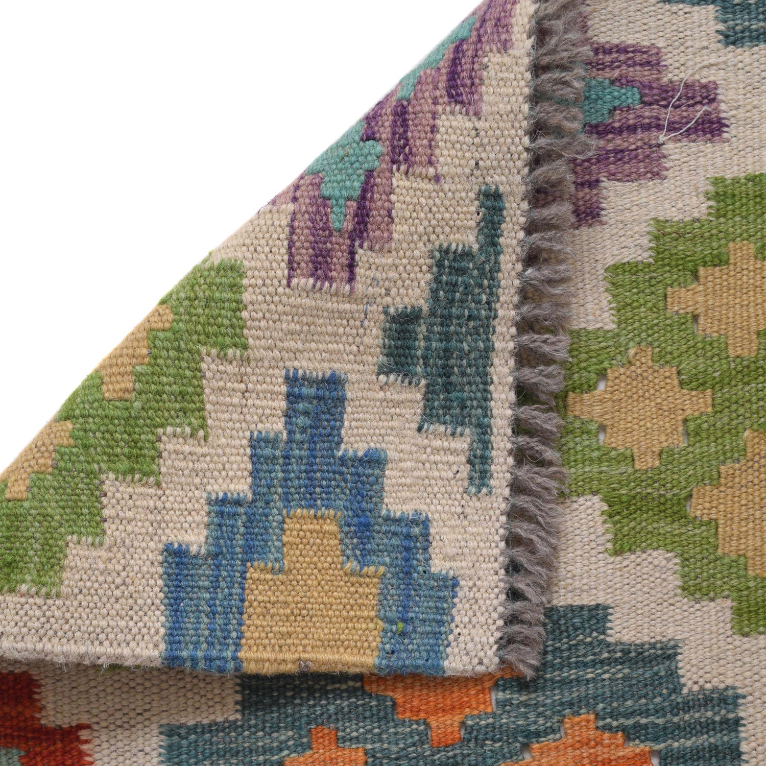 Vegetable Kilim Runner 1' 5" x 5' 1" (ft)- No. B30621
