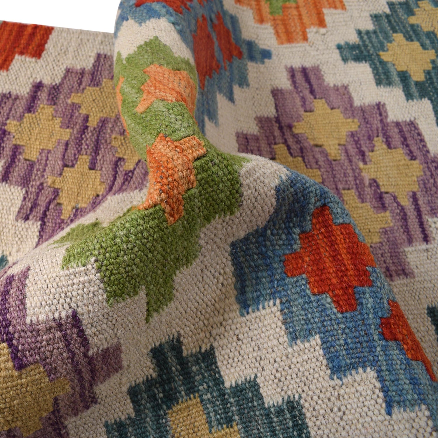 Vegetable Kilim Runner 1' 5" x 5' 1" (ft)- No. B30621