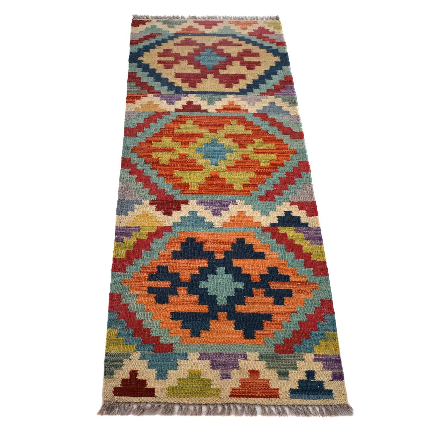 Vegetable Kelim Runner 1' 8" x 4' 9" (ft)- No. B30623