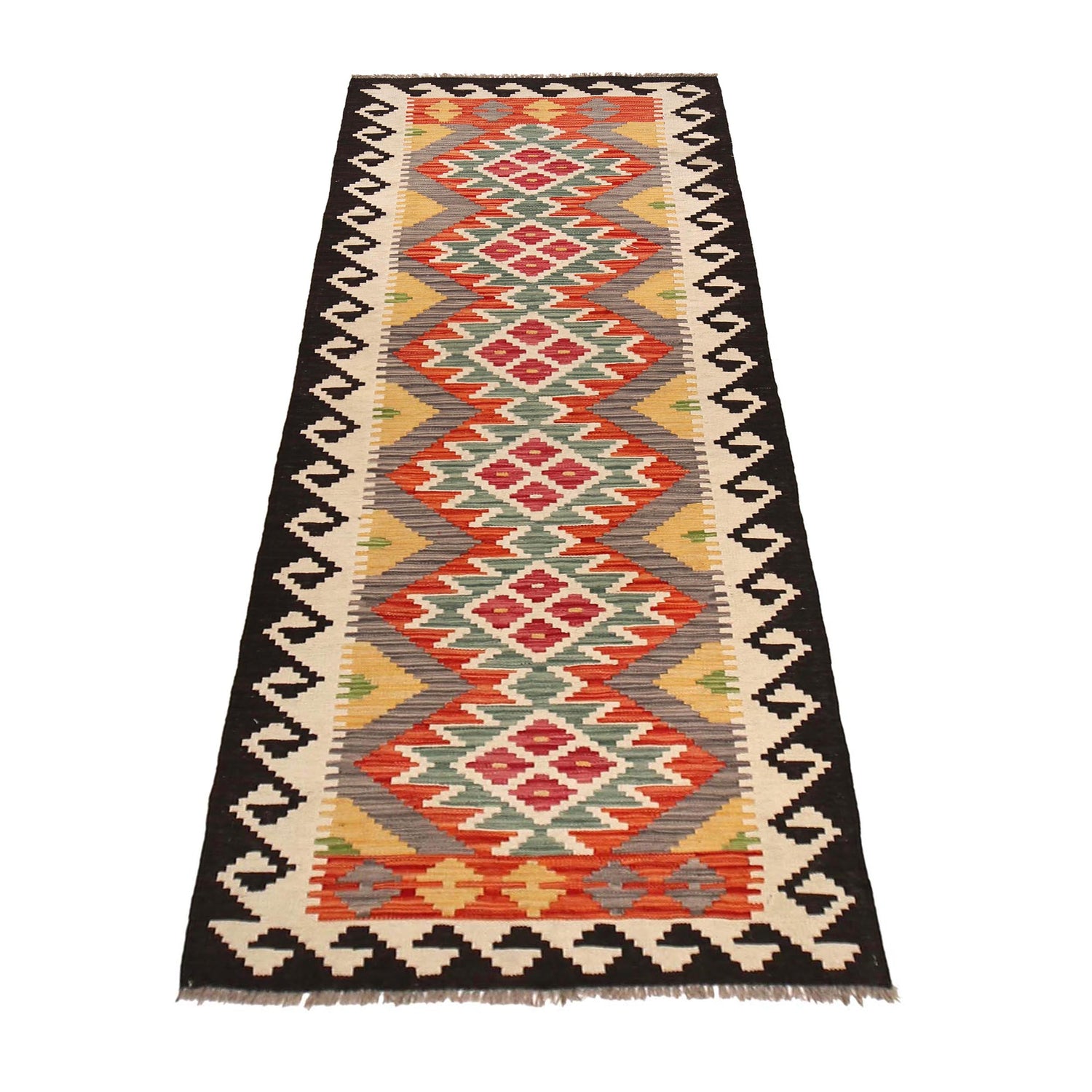 Vegetable Kilim Runner 2' 9" x 8' 0" (ft) - No. B30630