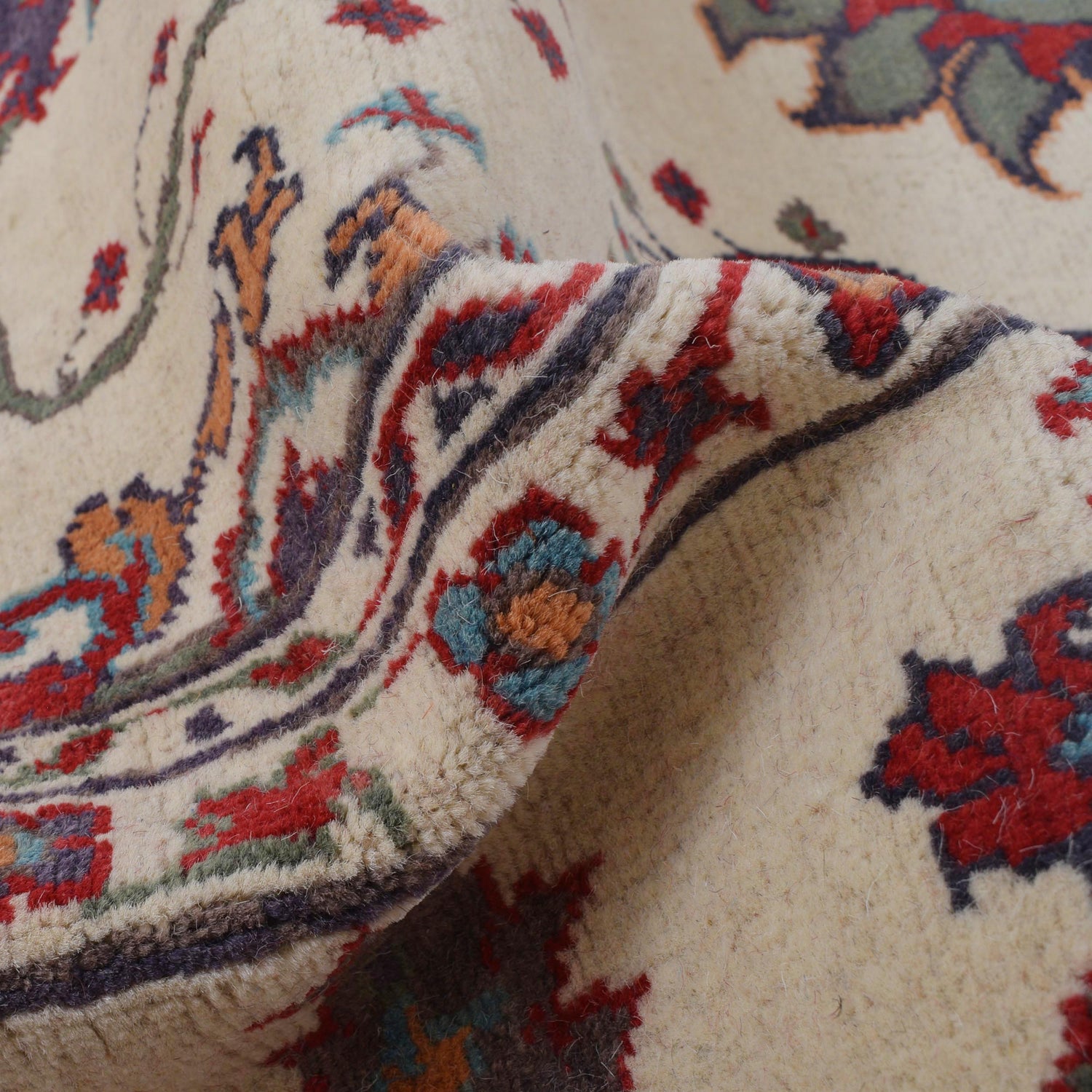 Hand Knotted Kazak Rug 6' 7" x 9' 10" (ft) - No. B30653