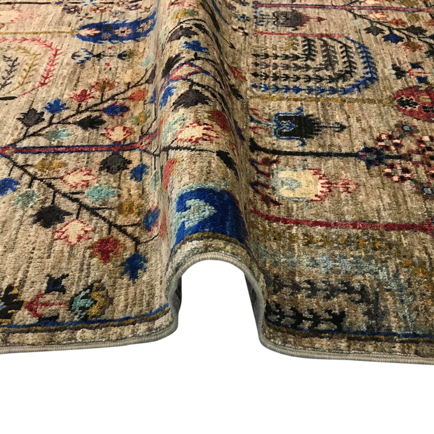 Handmade Tree of Life Rug 5' 8" x 7' 11" (ft) - No. B31294