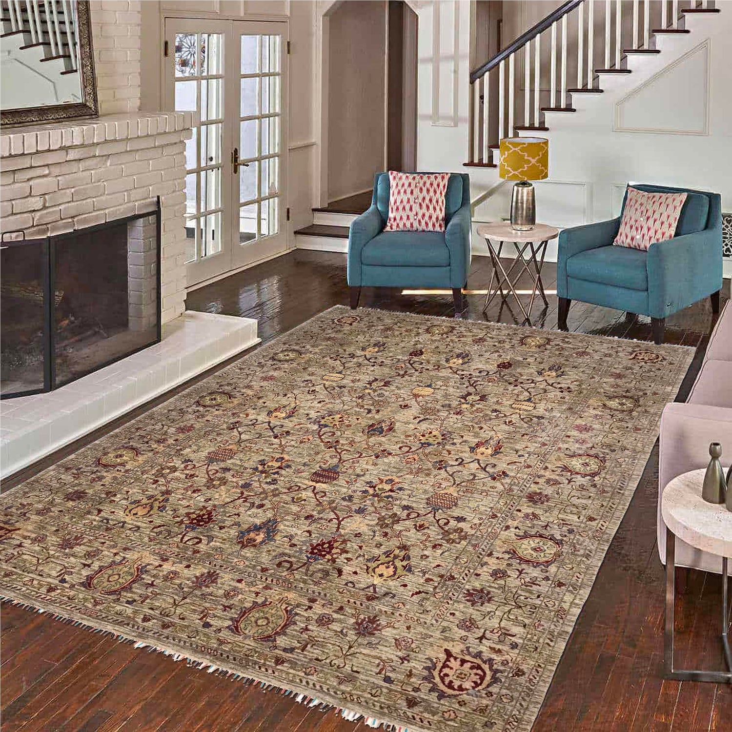 Luxury Sultani Rug 9' 2" x 11' 9" (ft) - No. B31296