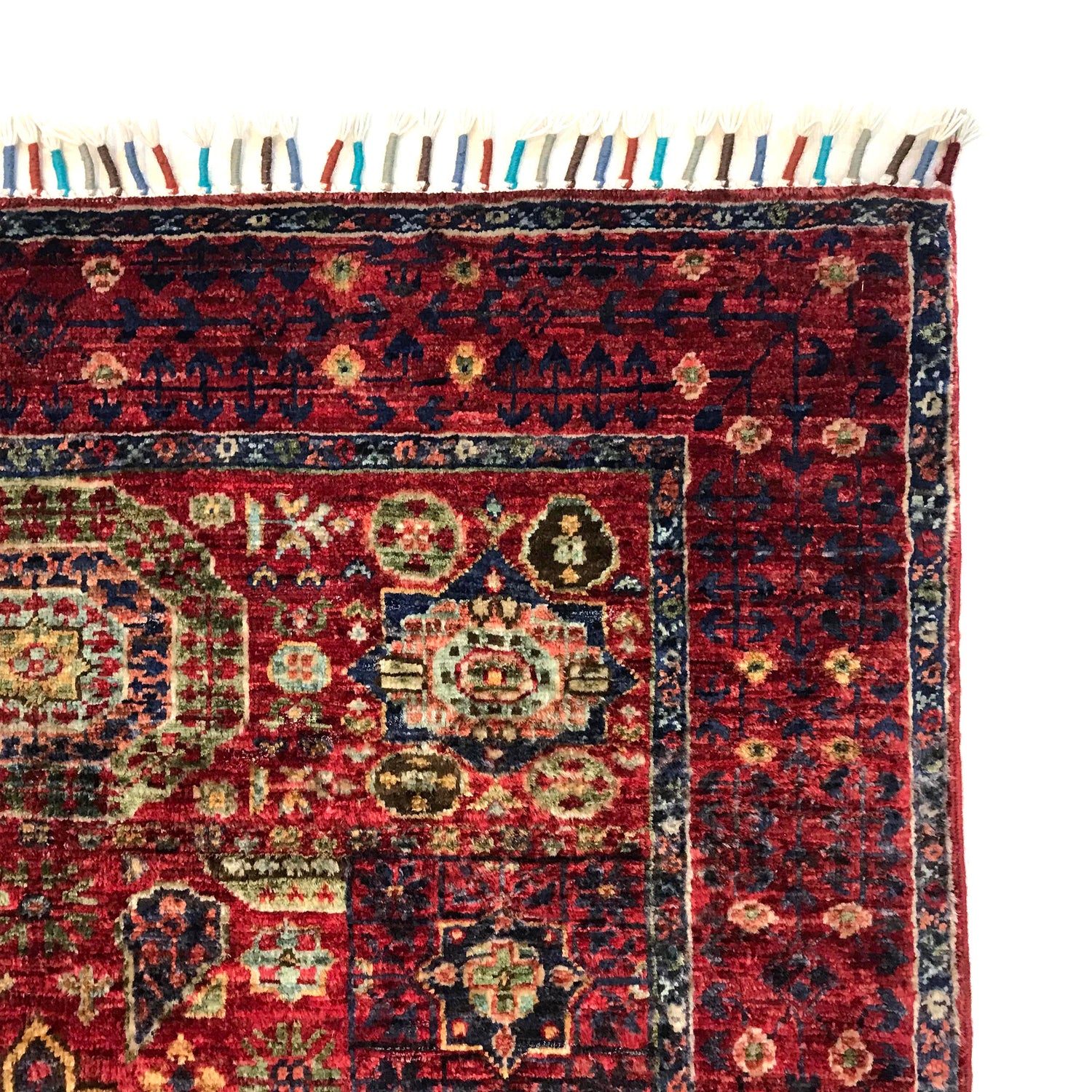 Oriental Mamluk Carpet 3' 3" x 4' 9" (ft) - No. B31326