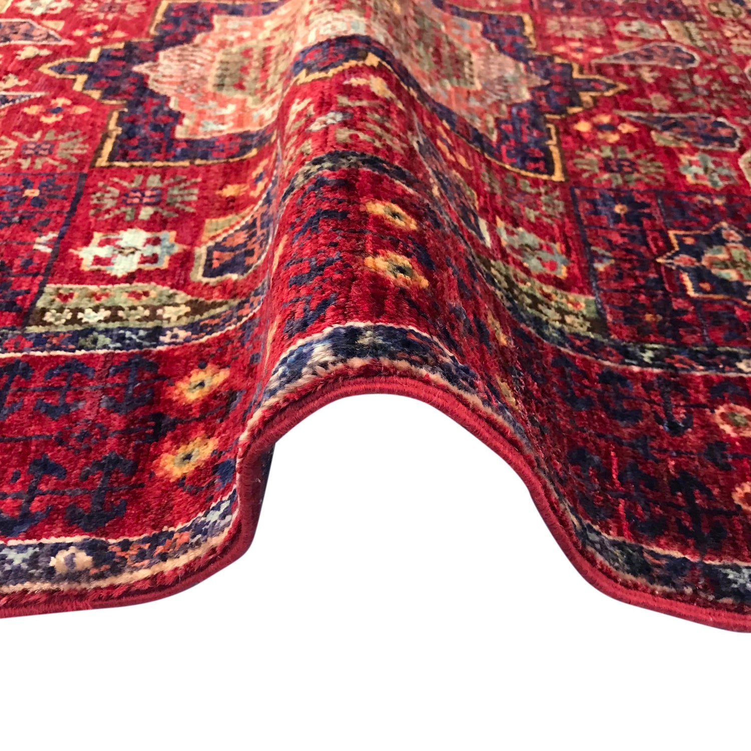 Oriental Mamluk Carpet 3' 3" x 4' 9" (ft) - No. B31326