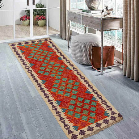 Vegetable Kilim Runner 1' 8" x 4' 9" (ft)- No. B31339