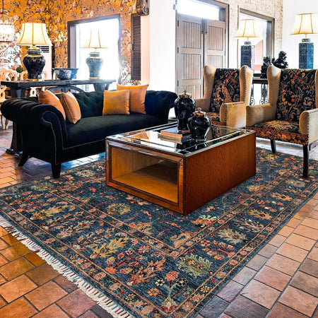 Modern Sultani Qaleen 5' 9" x 7' 11" (ft) - No. B31396