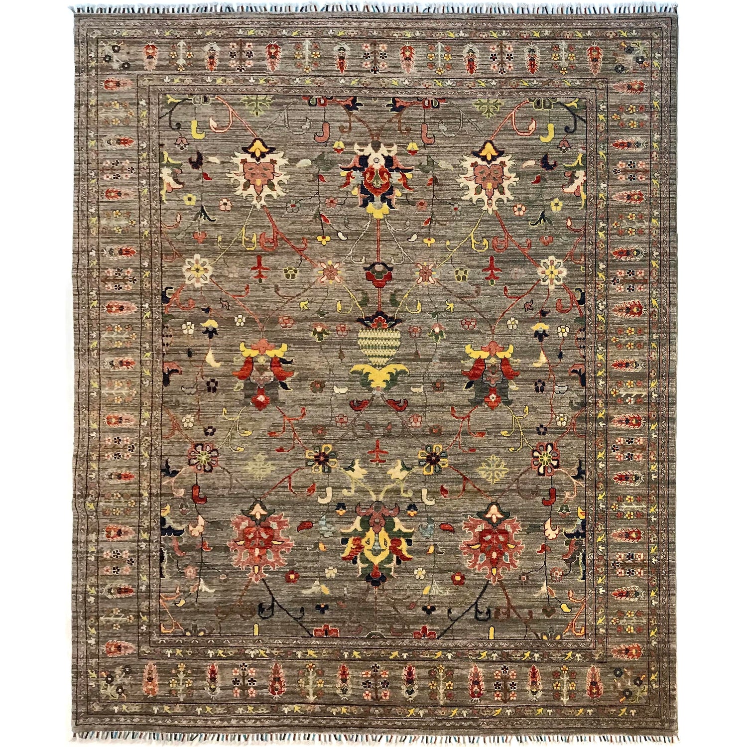 Handmade Sultani Area Rug 8' 0" x 9' 10" (ft) - No. B31397
