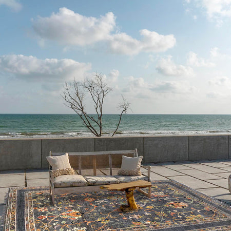 Hand-Knotted Sultani Rug 6' 7" x 9' 10" (ft) - No. B31398