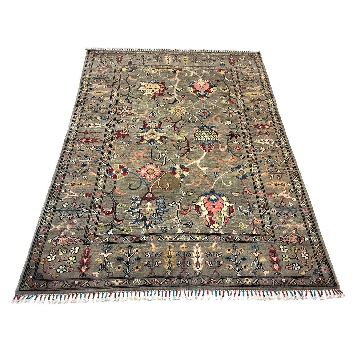 Modern Sultani Qaleen 5' 4" x 7' 9" (ft) - No. B31441