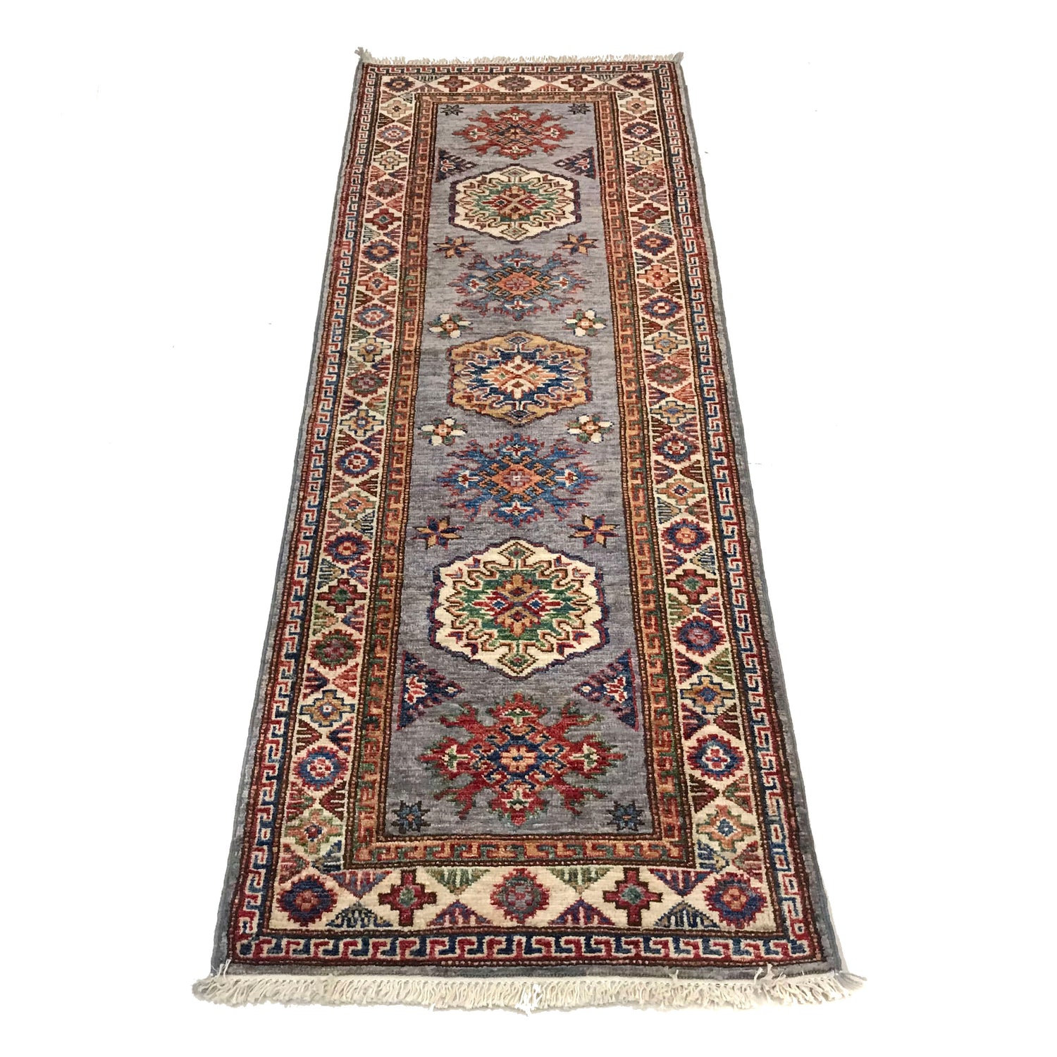 Fine Kazak Runner Carpet 2' 0" x 5' 8" (ft) - No. B31598