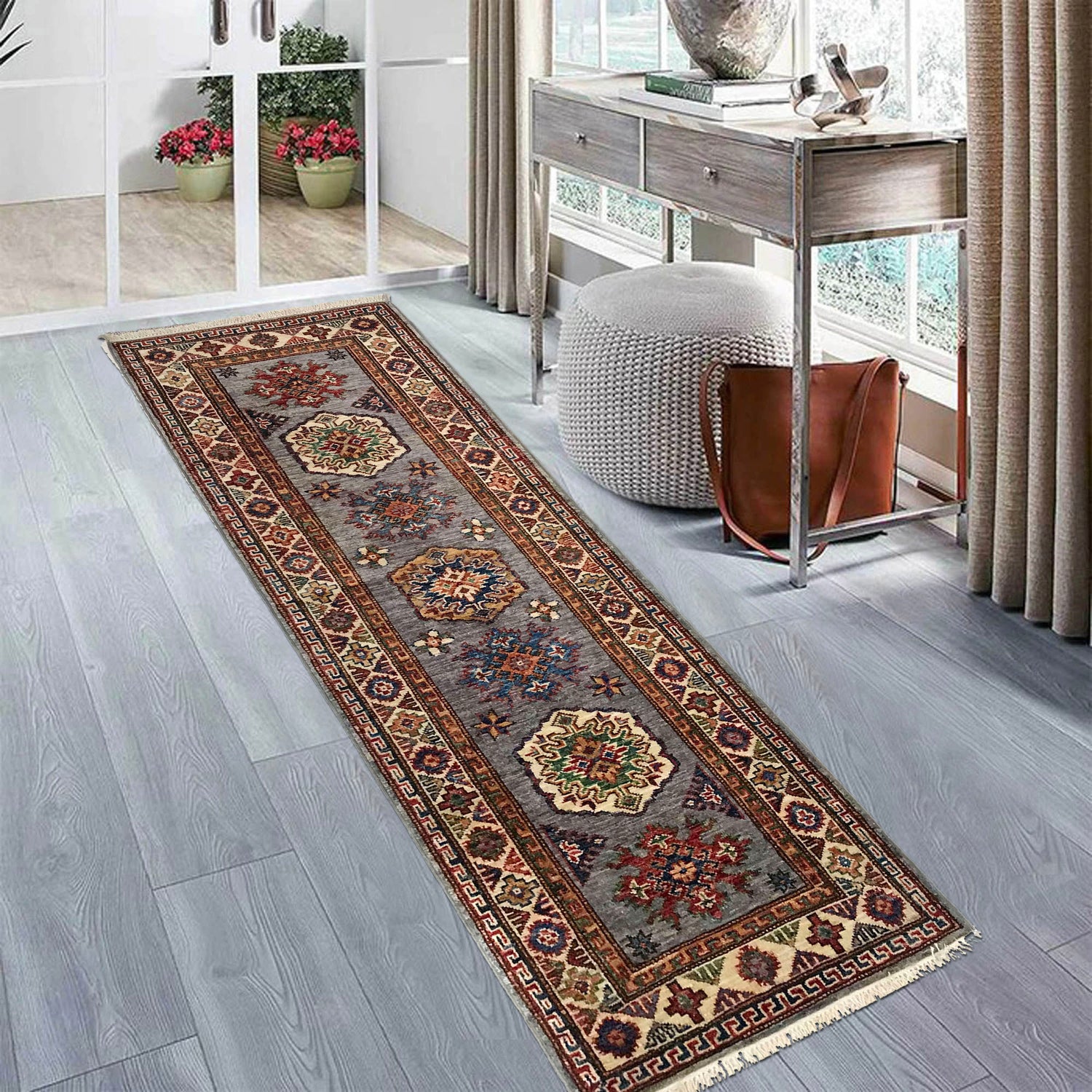 Fine Kazak Runner Carpet 2' 0" x 5' 8" (ft) - No. B31598