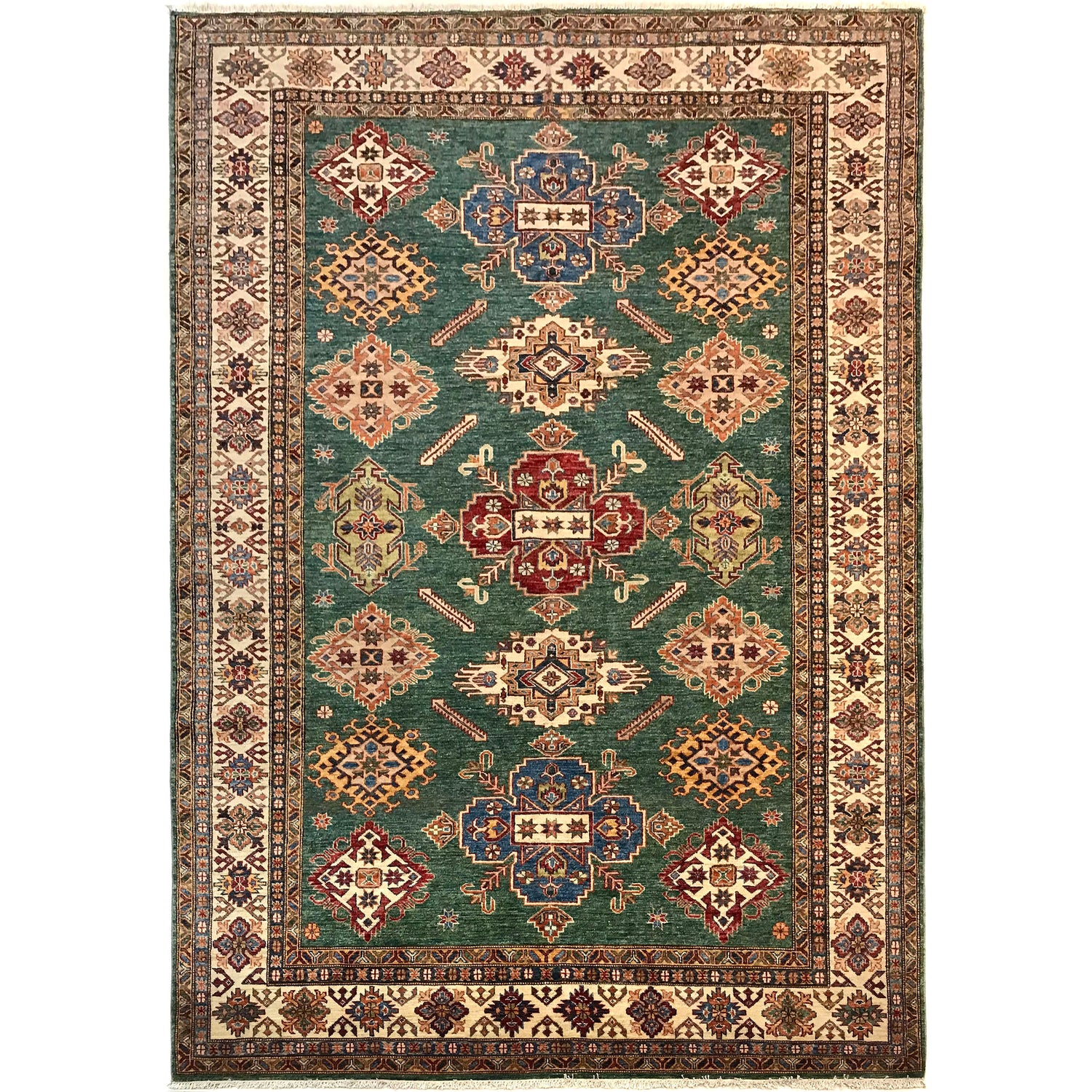 Fine Kazak Carpet 6' 11" x 10' 0" (ft) - No. B31613