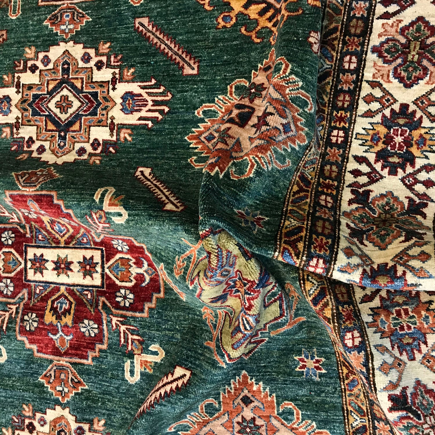 Fine Kazak Carpet 6' 11" x 10' 0" (ft) - No. B31613